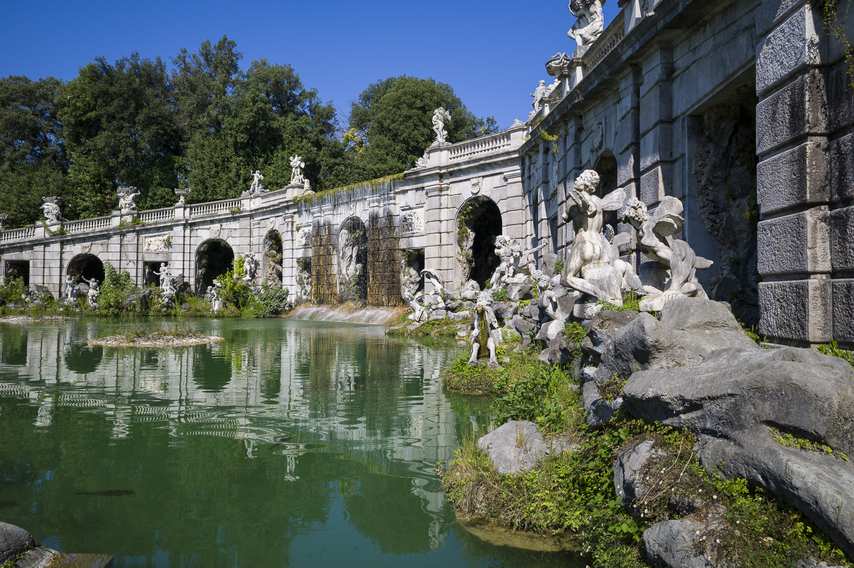 Fountain of Diana and Actaeon in the gardens of the Royal Palace of Caserta