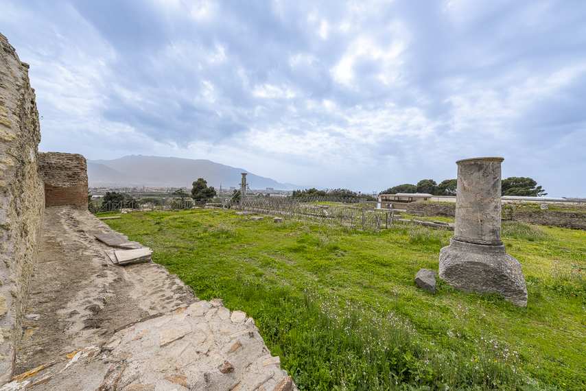 Ruins of the Temple of Venus in Pompeii